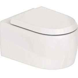 Duravit Qatego Wall-Mounted Toilet Bowl Without Seat, White (2556090000) | Toilets | prof.lv Viss Online