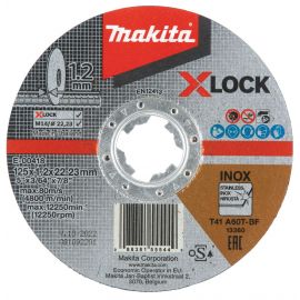 Makita E-00418 Cutting Disc A60T X-Lock 125x1.2mm | Cutting discs | prof.lv Viss Online