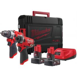 Milwaukee M12 FPP2A-602X Tool Kit 12V, 2x6Ah (4933459810) | Tool sets | prof.lv Viss Online