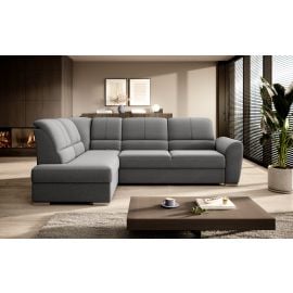 Eltap Siber Gojo Corner Pull-Out Sofa 186x270x93cm, Grey (CO-SIB-LT-05GO) | Sofas | prof.lv Viss Online