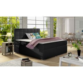 Eltap Alice Continental Bed 180x200cm, With Mattress, Black (Ba05_1.8) | Continental beds | prof.lv Viss Online
