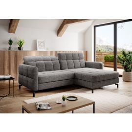 Eltap Lorelle Berlin Corner Pull-Out Sofa 160x225x105cm, Grey (Lore_93) | Corner couches | prof.lv Viss Online