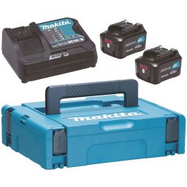 Makita 197641-2 Charger 12V + Batteries 2x12V, 2Ah | Battery and charger kits | prof.lv Viss Online