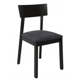 Virtuves Krēsls Black Red White Nina, 49.5x45x84cm, Melns/Tumši Pelēks (D09-TXK_NINA/2-TX058-1-SORO_97_GREY) | Virtuves krēsli, ēdamistabas krēsli | prof.lv Viss Online