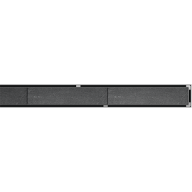 Ливневка Aco Showerdrain C Tile для душевого поддона (канальная), решетка 985x62 мм, черная (9010.88.85) | Трапы канализационные | prof.lv Viss Online