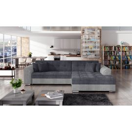 Stūra Dīvāns Izvelkams Eltap Sorento Paros/Paros 58x295x80cm, Pelēks (SO_52) | Mīkstās mēbeles | prof.lv Viss Online