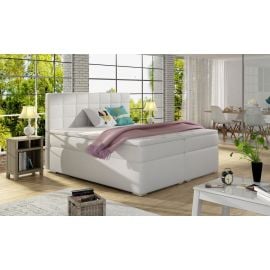 Eltap Alice Soft Double Bed 205x160x126cm, With Mattress, White 17 (BA06_1.6) | Beds | prof.lv Viss Online