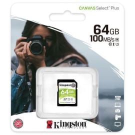 Kingston SDS2 SD Memory Card 100MB/s, White/Black/Green | Data carriers | prof.lv Viss Online