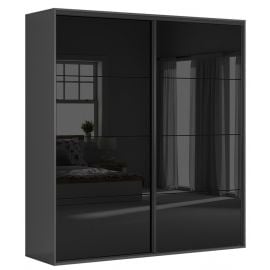 Шкаф Black Red White Flex 220,7x66x240 см, серый/черный | Шкафы для одежды | prof.lv Viss Online