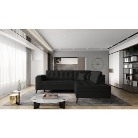 Eltap Lanvin Softis Corner Pull-Out Sofa 210x260x93cm, Black (CO-LAN-RT-11SOF) | Corner couches | prof.lv Viss Online