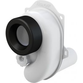 Алька A45B Сифон для раковины 40 мм Белый/Черный (2101130)