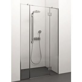Glass Service Luisa 100cm 100LUI_K Shower Door Transparent Chrome | Stikla Serviss | prof.lv Viss Online