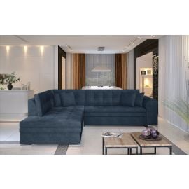 Stūra Dīvāns Izvelkams Eltap Pieretta Omega 58x260x80cm, Zils (Prt_12) | Stūra dīvāni | prof.lv Viss Online