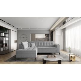 Eltap Lanvin Cloud Corner Pull-Out Sofa 210x260x93cm, Grey (CO-LAN-LT-03NU) | Corner couches | prof.lv Viss Online