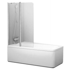 Asymmetric Bath Screen Ravak 10CVS2-100 L 150x99cm Transparent Chrome Left (7QLA0C03Z1) | Bath screens | prof.lv Viss Online