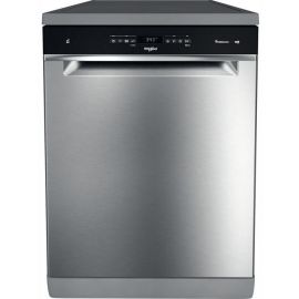 Whirlpool WFO3P31PLX Dishwasher Silver | Brīvi stāvošās trauku mazgājamās mašīnas | prof.lv Viss Online