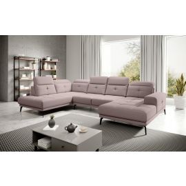 Eltap Bretan Gojo Corner Sofa 205x350x107cm, Pink (CO-BRE-LT-101GO) | Corner couches | prof.lv Viss Online