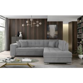 Eltap Pieretta Paros Corner Pull-Out Sofa 58x260x80cm, Grey (Prt_28) | Corner couches | prof.lv Viss Online