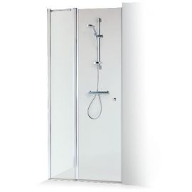 Baltic Brasta Greta Plus-120cm Shower Door Transparent Chrome (Greta Plus 120) | Shower doors and walls | prof.lv Viss Online