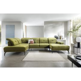 Eltap Bretan Loco Corner Sofa 205x350x107cm, Green (CO-BRE-LT-33LO) | Corner couches | prof.lv Viss Online