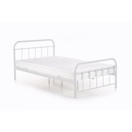 Кровать Halmar Linda одноместная 120x200 см, без матраса, белая | Односпальные кровати | prof.lv Viss Online
