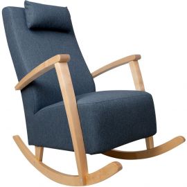 Šūpuļkrēsls Home4You Venla 102x65.5x104cm, Tumši Zils (15611) | Šūpuļkrēsli | prof.lv Viss Online