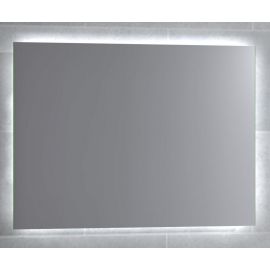 Glass Service Adriana Bathroom Mirror Grey with Integrated LED Lighting | Bathroom mirrors | prof.lv Viss Online