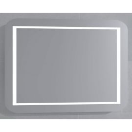 Glass Service Oksana Bathroom Mirror Grey with Integrated LED Lighting | Bathroom mirrors | prof.lv Viss Online