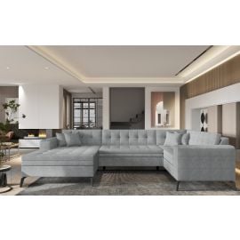 Eltap Montez Gojo Corner Pull-Out Sofa 180x340x93cm, Grey (CO-MON-LT-04GO) | Living room furniture | prof.lv Viss Online