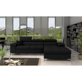 Eltap Ricardo Sawana Corner Pull-Out Sofa 60x280x90cm, Black (Ric_34) | Upholstered furniture | prof.lv Viss Online