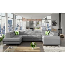 Eltap Letto Soro/Soft Corner Pull-Out Sofa 58x340x90cm, Grey (Le_22) | Corner couches | prof.lv Viss Online