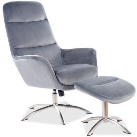 Signal Nixon Relax Chair Light Grey | Upholstered furniture | prof.lv Viss Online