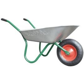 Garden Wheelbarrow, 70l, Silver | Gardening tools | prof.lv Viss Online