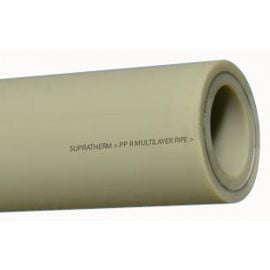 FPlast PPR Pipe with Aluminum D40mm Grey (84333) | For water pipes and heating | prof.lv Viss Online