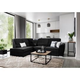 Eltap Siber Loco Corner Pull-Out Sofa 186x270x93cm, Black (CO-SIB-LT-10LO) | Corner couches | prof.lv Viss Online