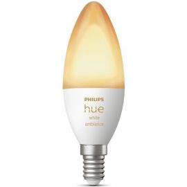 Philips Hue White Ambiance Smart LED Bulb E14 4W 2200-6500K 1pcs | Philips | prof.lv Viss Online