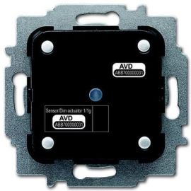 Abb SDA-F-1.1.1 Диммер/Выключатель-датчик настенный 1/1-к Black (2CKA006220A0126) | Умное освещение и электроприборы | prof.lv Viss Online