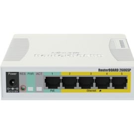 Komutators MikroTik CSS106-1G-4P-1S Balts | Tīkla iekārtas | prof.lv Viss Online