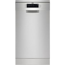 AEG FFB73527ZM Dishwasher, Grey | Brīvi stāvošās trauku mazgājamās mašīnas | prof.lv Viss Online