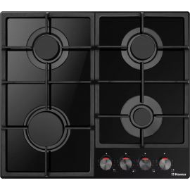 Hansa BHKS630540 Built-in Gas Hob Surface Black (BHKS630540) | Electric cookers | prof.lv Viss Online