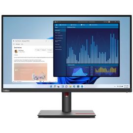 Monitors Lenovo ThinkVision T27p-30 27, 4K 3840x2160px 16:9, Melns (63A9GAT1EU) | Monitori | prof.lv Viss Online