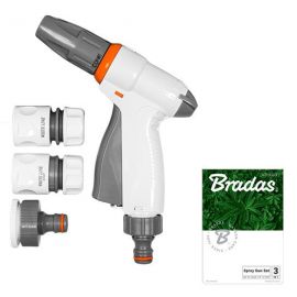Bradas White Line Watering Gun with Adjustable Water Flow (699093) | Bradas | prof.lv Viss Online