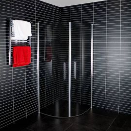 Duschy ROUND 70cm 5212-70 Shower Door H=190cm (1 side) Transparent Chrome | Shower doors and walls | prof.lv Viss Online