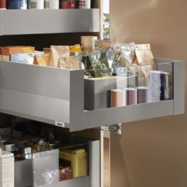 Blum Merivobox Внутренний ящик E, BoxCap с дизайнерским элементом, 550 мм, IG-M (54.55.60.09) | Blum | prof.lv Viss Online