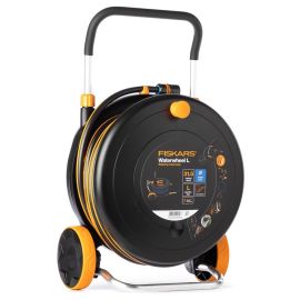 Laistīšanas ratiņi ar šļūteni Fiskars Comfort L 30m (1071670) | Šļūteņu ratiņi | prof.lv Viss Online