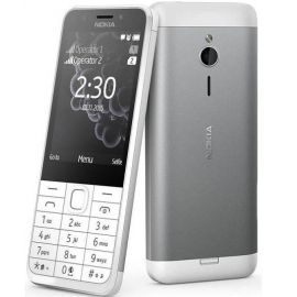 Nokia 230 DS Мобильный телефон Серебристый (A00026902) | Nokia | prof.lv Viss Online