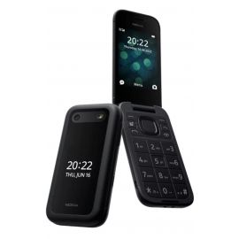 Nokia 2660 Flip Mobile Phone Black (1GF011GPA1A01) | Mobile Phones and Accessories | prof.lv Viss Online