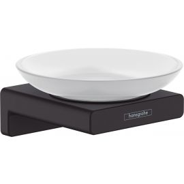 Hansgrohe Addstoris Soap Dish 109x107x52mm, Black (41746670) | Hansgrohe | prof.lv Viss Online