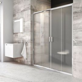Ravak Blix 130cm BLDP4-130 Shower Door H=190cm Grape Satin | Shower doors and walls | prof.lv Viss Online