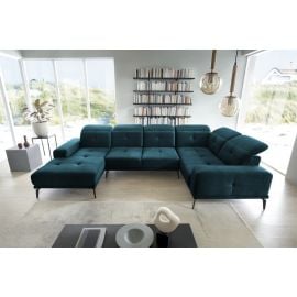 Eltap Neviro Cloud Corner Sofa 201x350x77cm, Blue (CO-NEV-RT-40NU) | Corner couches | prof.lv Viss Online